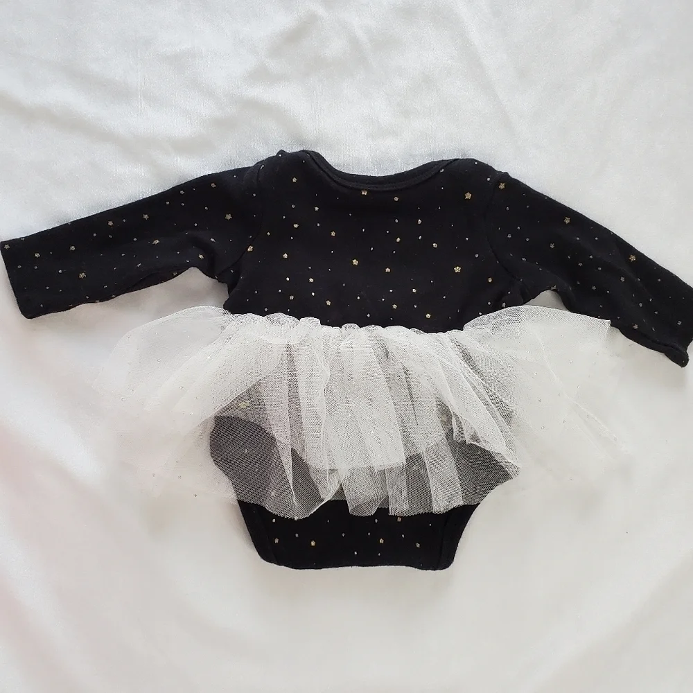 My First New Year Onesie Bodysuit With Tulle Tutu 0-3 months - Picture 5 of 5